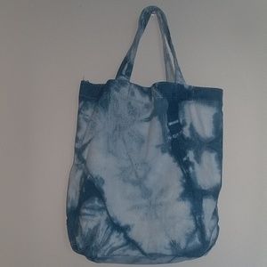 Hand-dyed Blue Small Tote